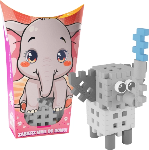 Stavebnice Mini Waffle Pocket Pets – slůně