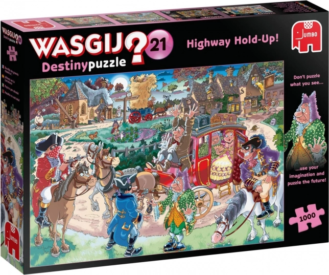 Jumbo Spiele Wasgij Destiny 21 Autobahn-Überfall! puzzle 1000 dílků