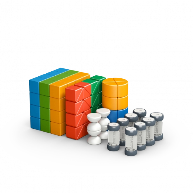 Geomag Magicube Shapes – stavebnice 128 dílků