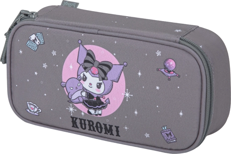 Baagl školní penál etue Kuromi grey