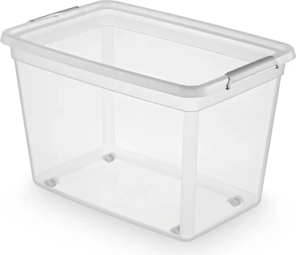 Basestore úložný box na kolečkách s víkem 60 l
