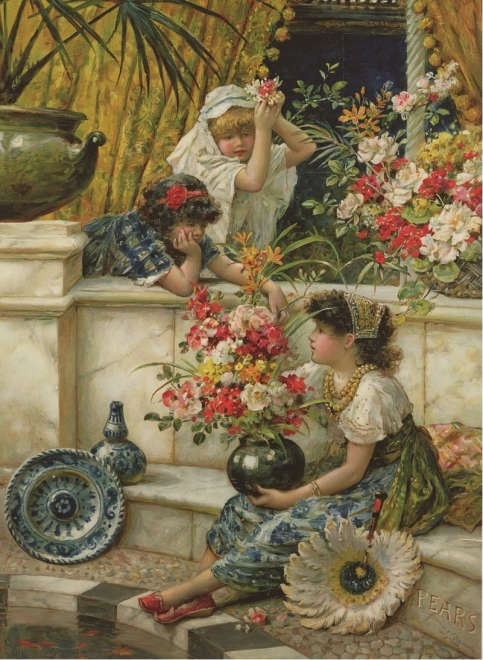 Puzzle Květiny Východu 1000 dílků