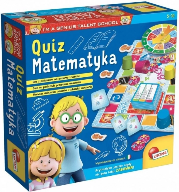 Jsem génius – kvíz: matematika (Lisciani)