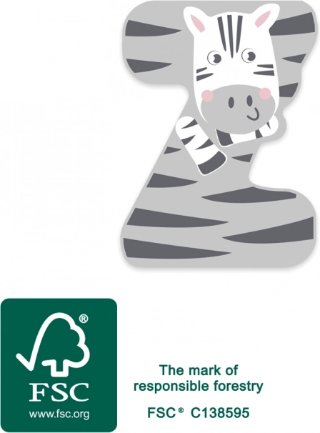 Small foot dřevěné písmeno Z