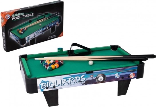Stolní kulečník Teddies – mini biliardový stůl na stůl