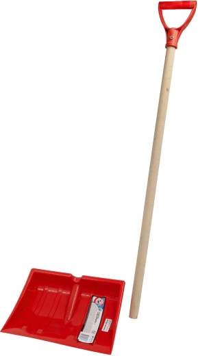 Dětské plastové hrablo na sníh 25 × 20 cm s D rukojetí