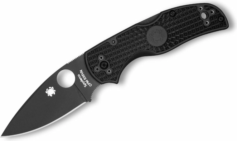 Kapesní nůž Spyderco Native 5 Black, černý FRN, 8 cm