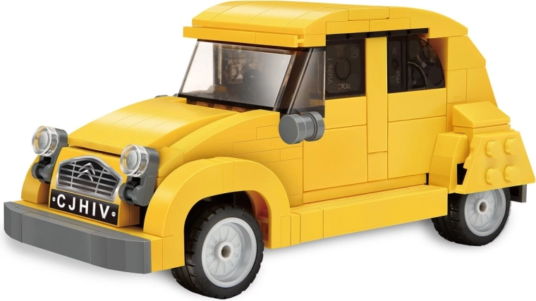 CaDA stavebnice Citroën 2CV 1:24 žlutá
