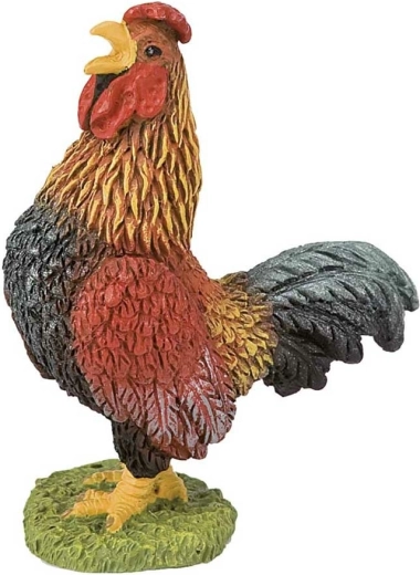 Bullyland kohout – ručně malovaná figurka bez PVC