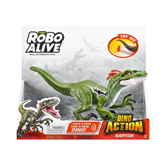 Robo Alive dinosaurus raptor – interaktivní hračka