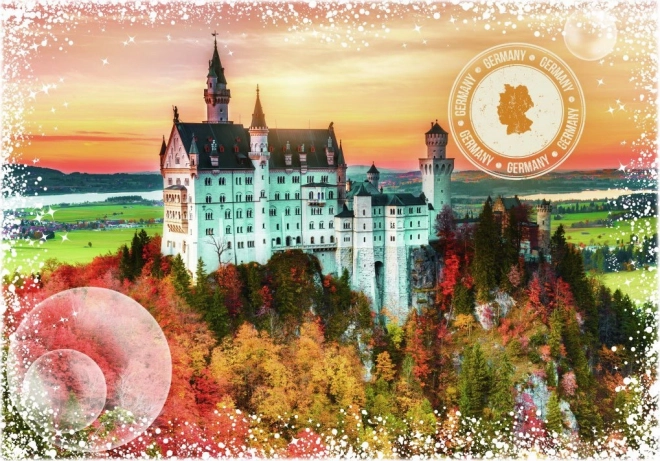 Puzzle Cesta kolem světa: Německo 2000 dílků