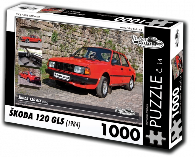 Puzzle RETRO-AUTA Škoda 120 GLS 1000 dílků