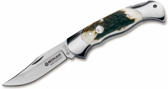 Böker Scout Stag kapesní nůž 8 cm z parohu
