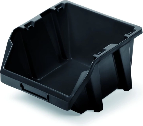 Plastový úložný box Bineer Short 272 × 238 × 160 mm, černý