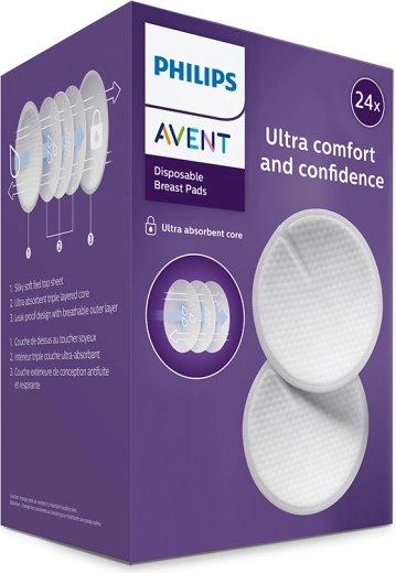 Philips Avent jednorázové prsní vložky 24 ks