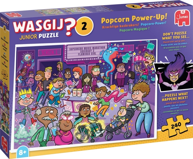 Jumbo Wasgij Junior 2: Popcornový bonus! puzzle 240 dílků
