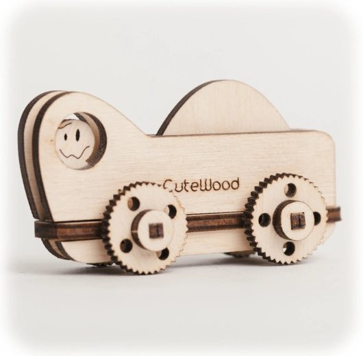 CuteWood dřevěné 3D puzzle kamion
