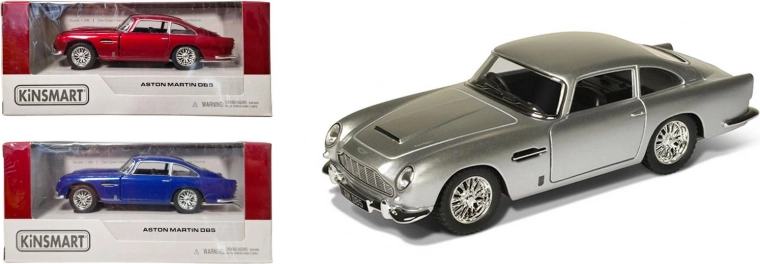 Aston Martin kovový model 1:38 s pohonem Pull Back