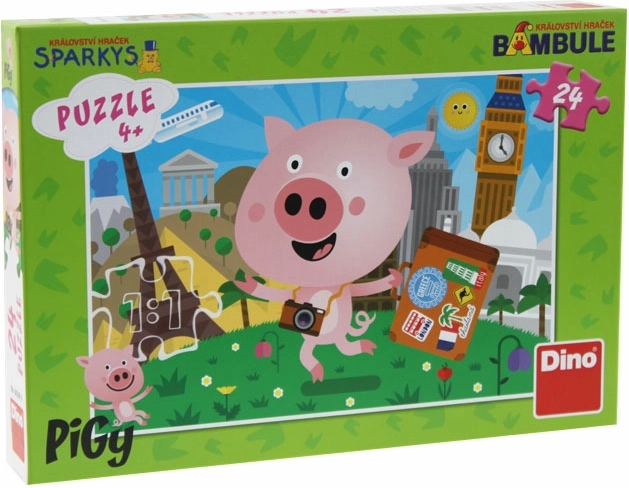 Puzzle Prasátko Pigy 24 dílků