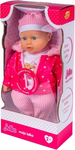 Mluvící panenka Julka v zimním oblečku