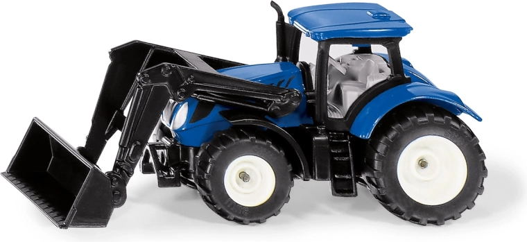 SIKU traktor New Holland s předním nakladačem