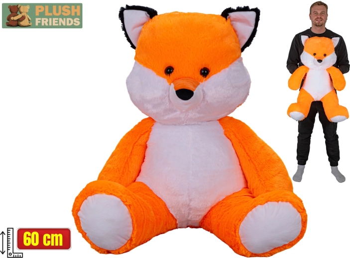 Plush Friends plyšová liška sedící 60 cm