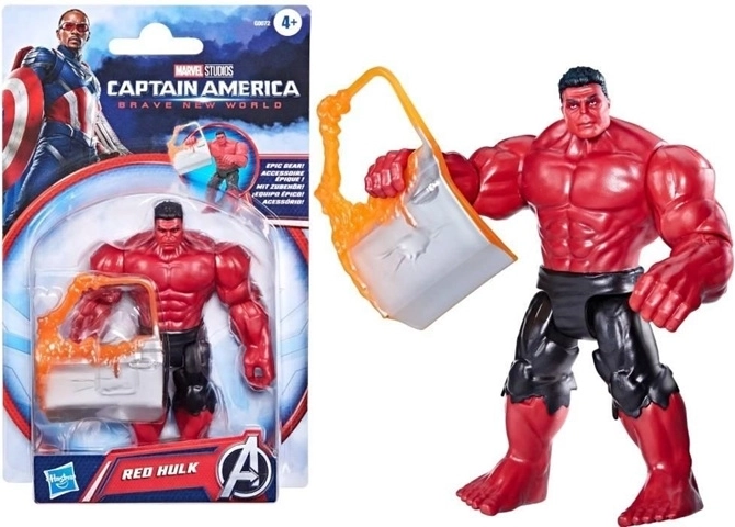 Akční figurka Marvel Kapitán Amerika Red Hulk