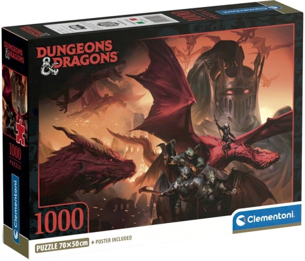 Puzzle CLEMENTONI Dungeons & Dragons 1000 dílků