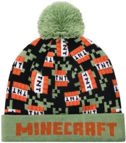 Zelená čepice Minecraft – Velikost: 54
