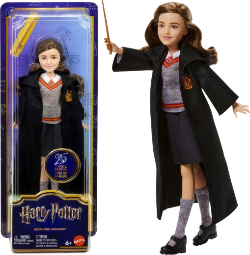 Panenka Harry Potter Hermiona Grangerová s hůlkou