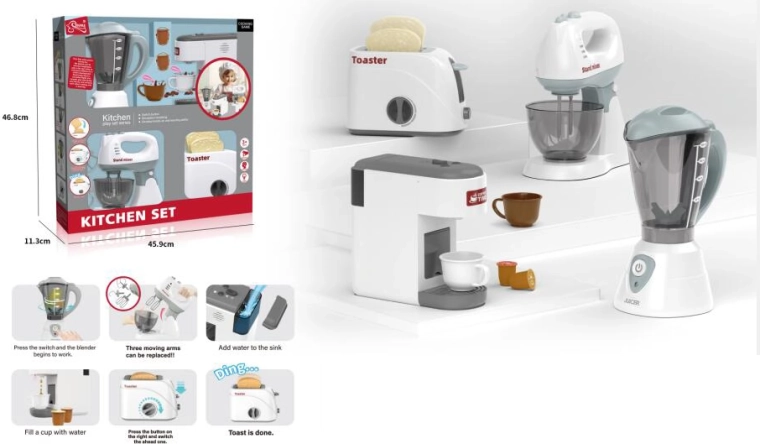 Dětská sada malého domácího spotřebiče 4v1