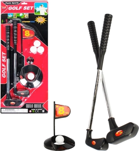 Dětský plastový mini golf set s míčky