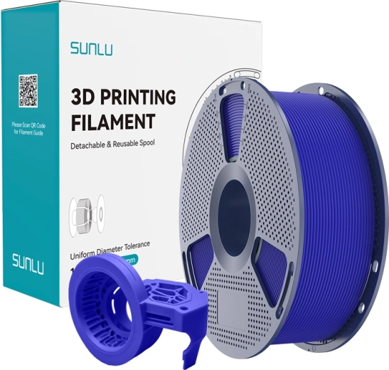 Sunlu vysokorychlostní matný PETG filament modrý