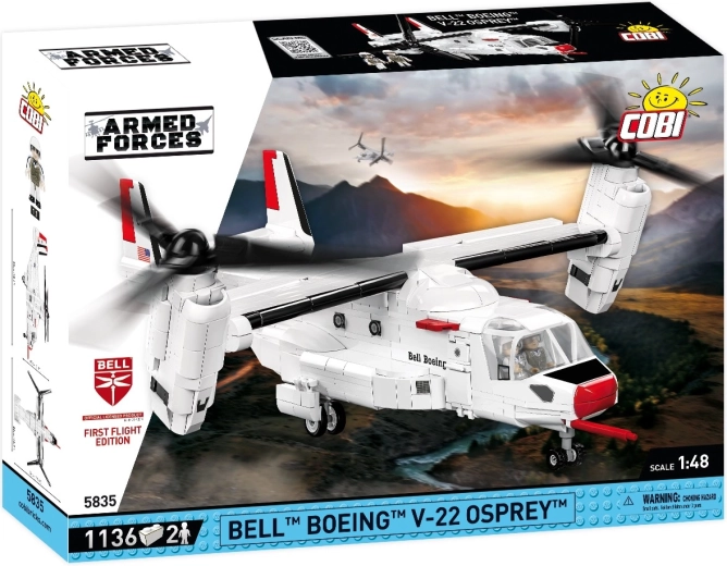 Stavebnice Cobi Armed Forces Bell Boeing V-22 Osprey first flight edition 1:48