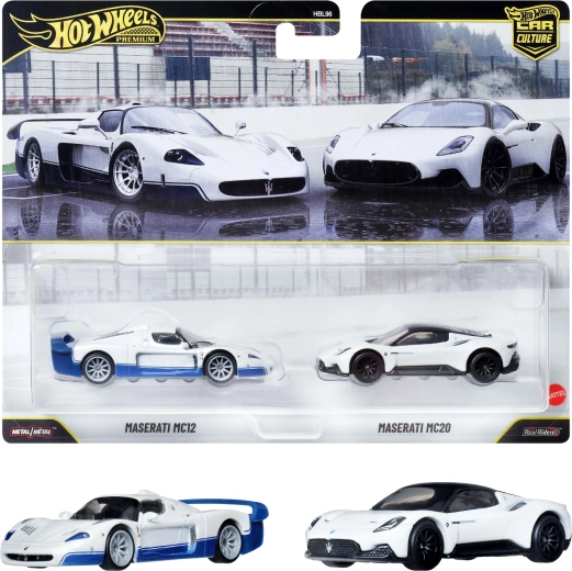 Hot Wheels Premium sada 2 aut Maserati MC12 a Maserati MC20