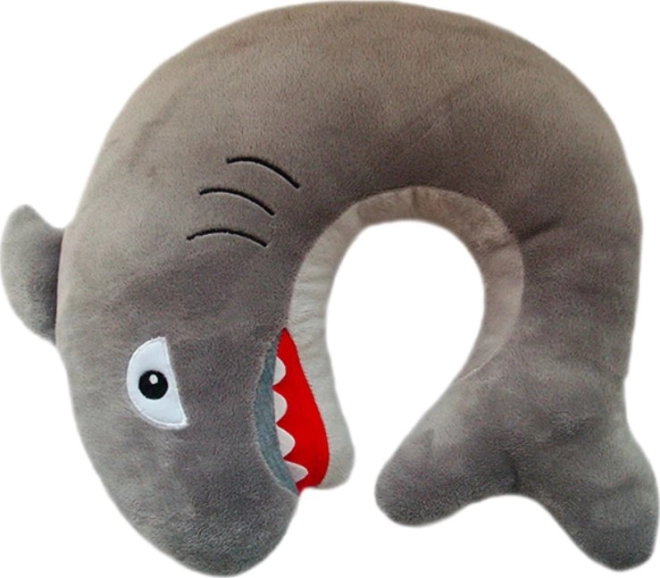 Cestovní záhlavník ve tvaru žraloka pro děti