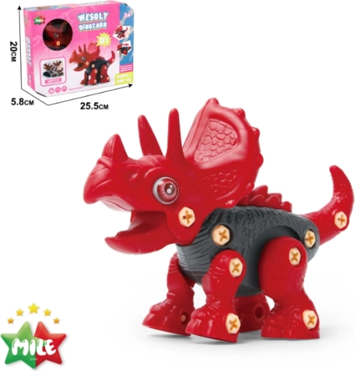 Stavebnice k sestavení – veselý triceratops