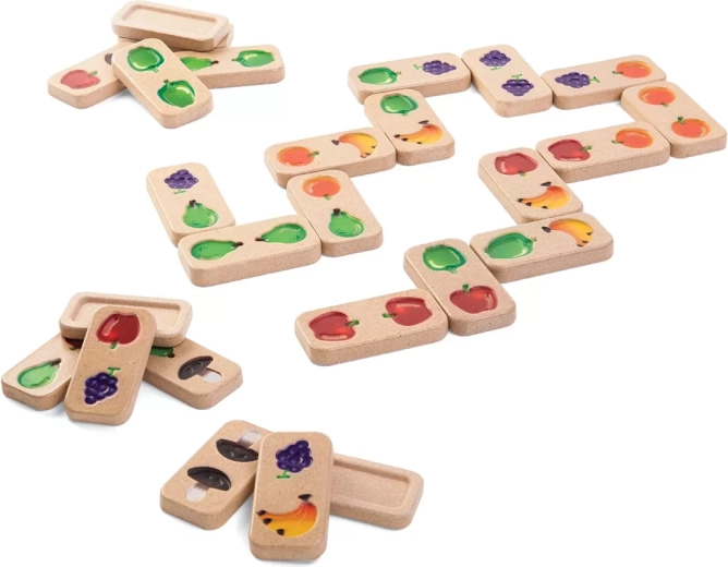 PlanToys domino ovoce a zelenina