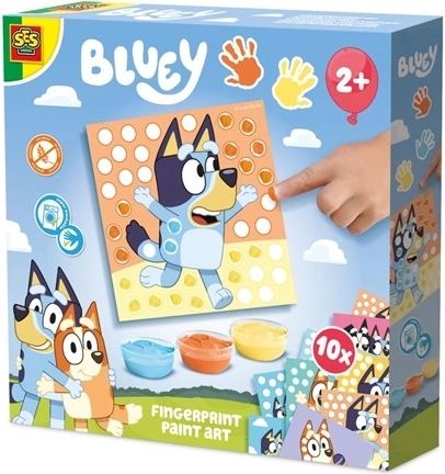 SES Bluey malování prstíky