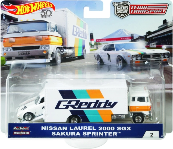 HOT WHEELS týmový náklaďák 1:64 – prémiový sběratelský model