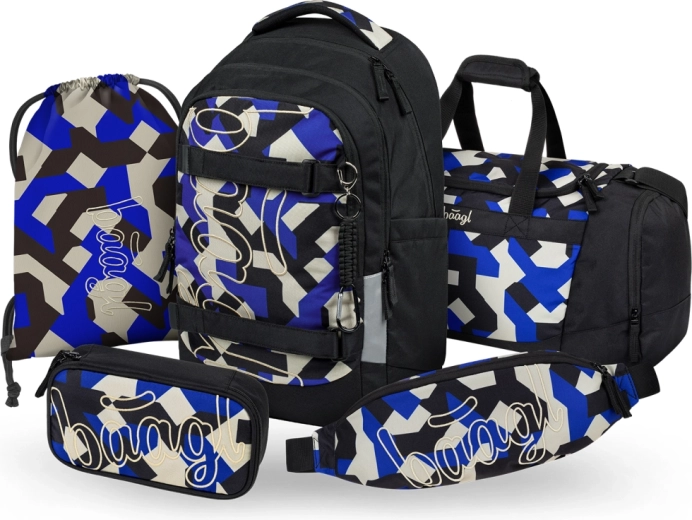 Baagl školní set 5 v 1 Skate Max Variety – batoh, penál, sáček na tělocvik, sportovní taška a ledvinka (GRS)