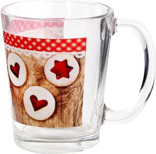 Skleněný hrnek Toro 310 ml s motivem Linecké