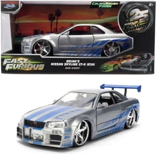 Jada model Nissan Skyline GT-R z filmu Rychle a zběsile, jubilejní edice 1:24