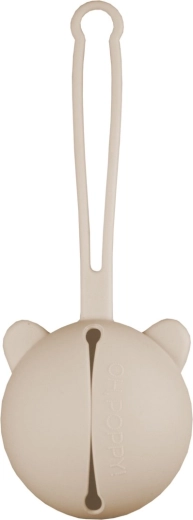 Oh,Poppy! Nola silikonový obal na dudlíky linen beige