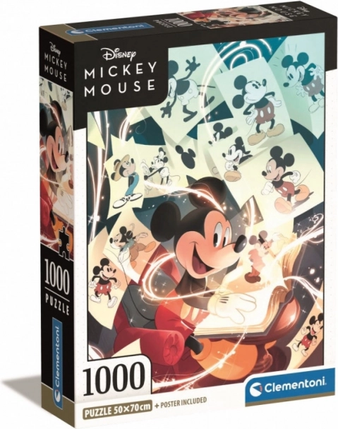 Puzzle 1000 dílků Kompaktní Mickey Mouse Oslava