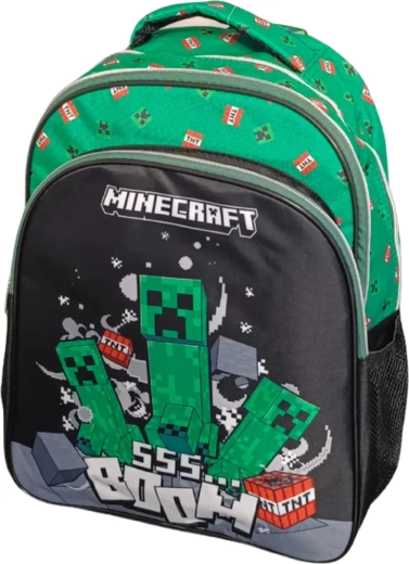 Školní batoh Minecraft Creeper zelený 42 cm