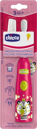 Chicco elektrický dětský zubní kartáček panda 3+