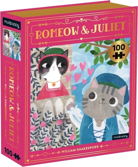 Puzzle Kočky Romeow & Juliet 100 dílků