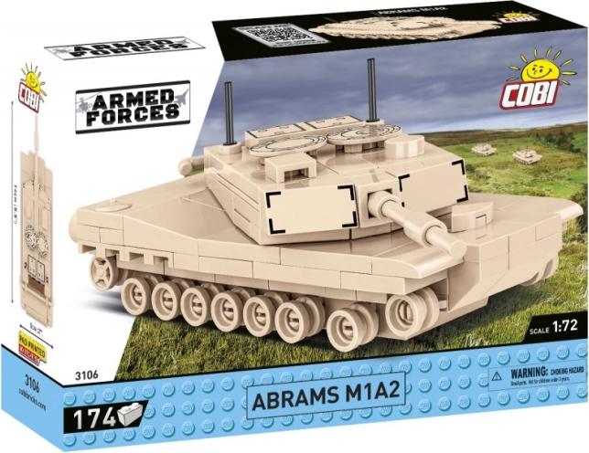 COBI Abrams M1A2 – stavebnice tanku 1:72 (174 dílků)