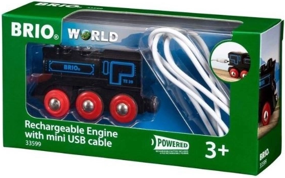 Brio klasická lokomotiva s USB nabíjením